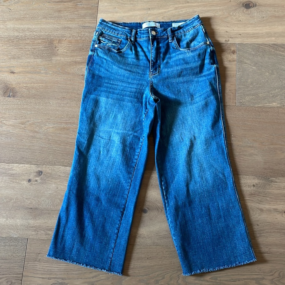 Judy Blue Women's Flare Jeans in Blue - Picture 8 of 16